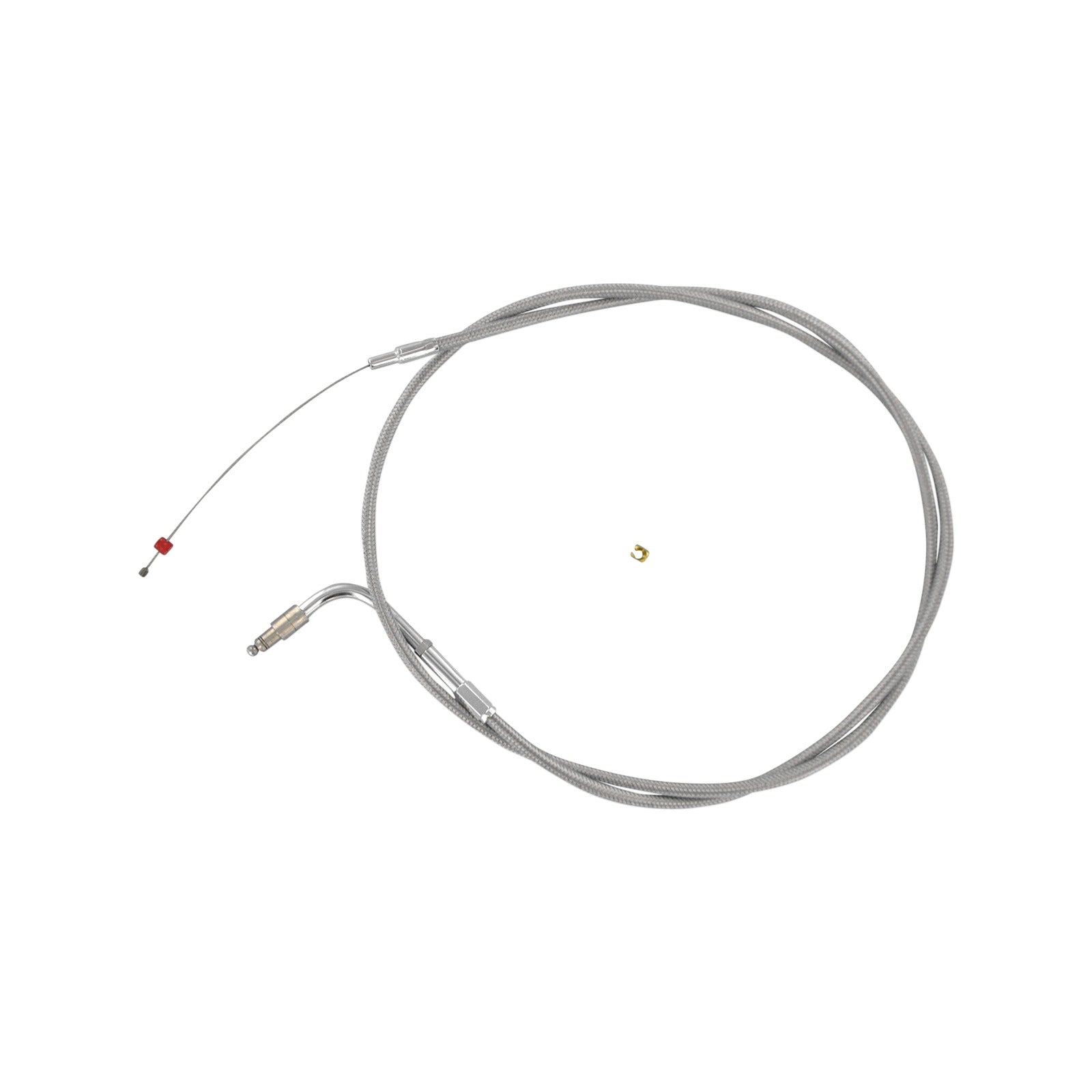 BARNETT - STAINLESS STEEL THROTTLE CABLE - +6" - '02-'07 TOURING