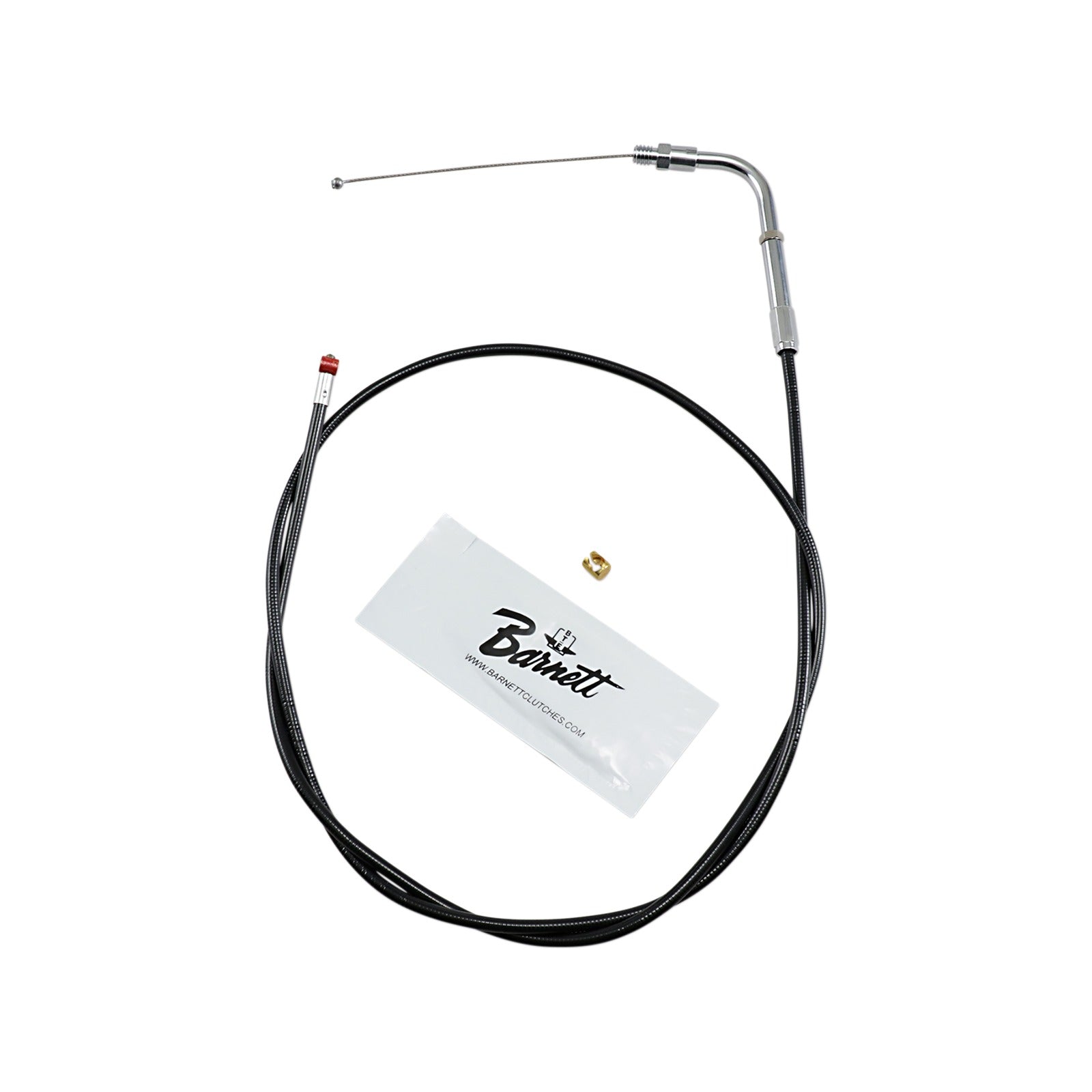 BARNETT - BLACK VINYL THROTTLE CABLE - 42" LENGTH