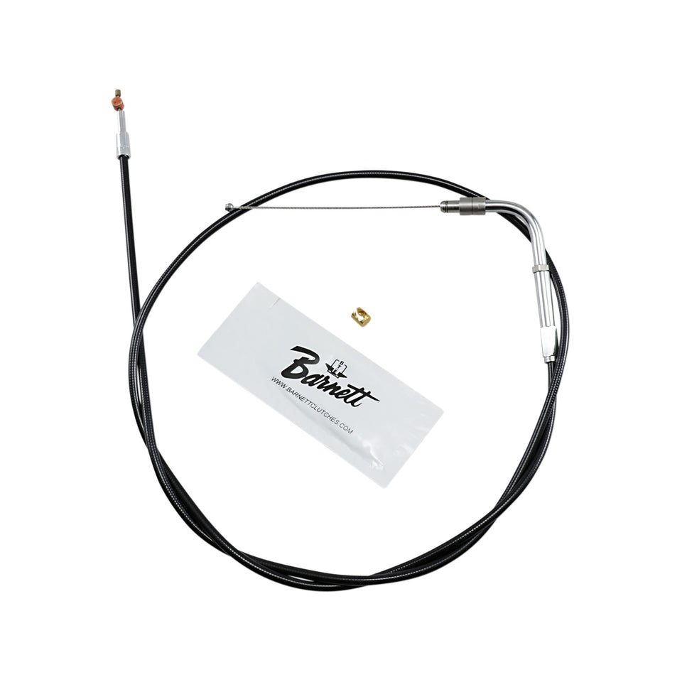 BARNETT - BLACK VINYL THROTTLE CABLE - 42" LENGTH