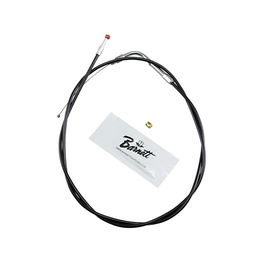BARNETT - BLACK VINYL THROTTLE CABLE - +6" SIZE - 48" LENGTH