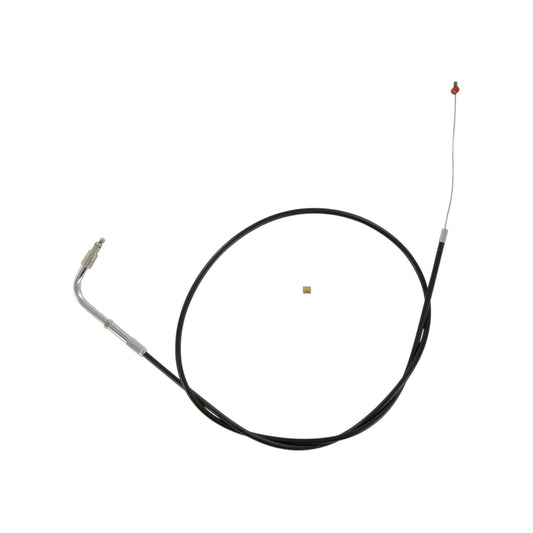 BARNETT - BLACK VINYL THROTTLE CABLE - +6" SIZE - 49-1/2" LENGTH