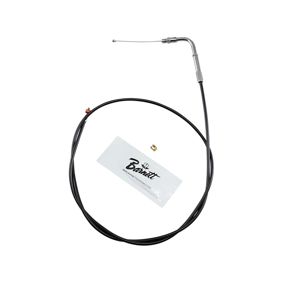 BARNETT - BLACK VINYL THROTTLE CABLE - 44" LENGTH