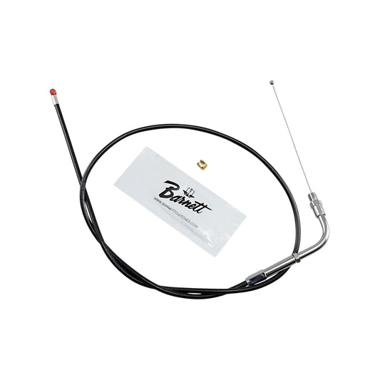 BARNETT - BLACK VINYL THROTTLE CABLE - 32" LENGTH