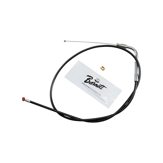 BARNETT - BLACK VINYL THROTTLE CABLE - 32" LENGTH