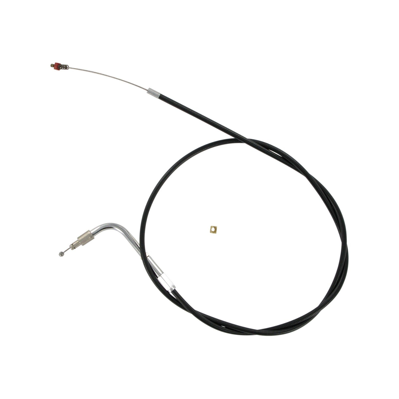 BARNETT - BLACK VINYL THROTTLE CABLE - +6" SIZE - 38" LENGTH