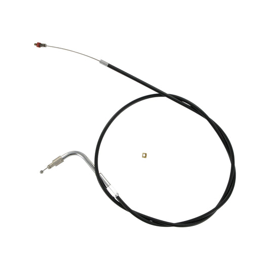 BARNETT - BLACK VINYL THROTTLE CABLE - +6" SIZE - 38" LENGTH