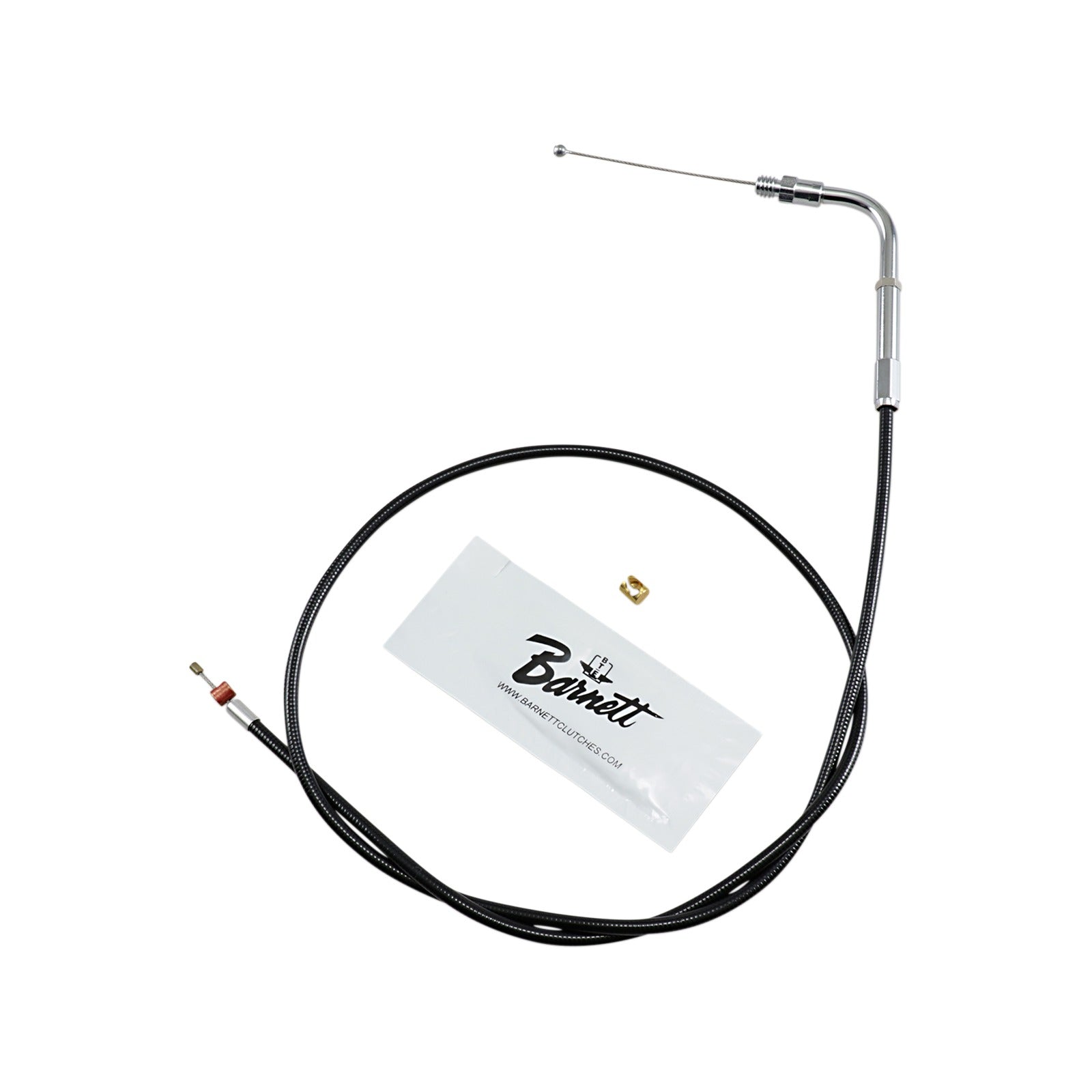 BARNETT - BLACK VINYL THROTTLE CABLE - 34" LENGTH