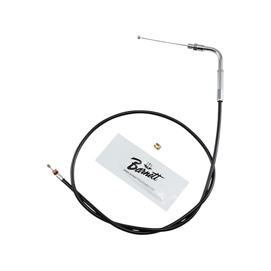 BARNETT - BLACK VINYL THROTTLE CABLE - 34" LENGTH