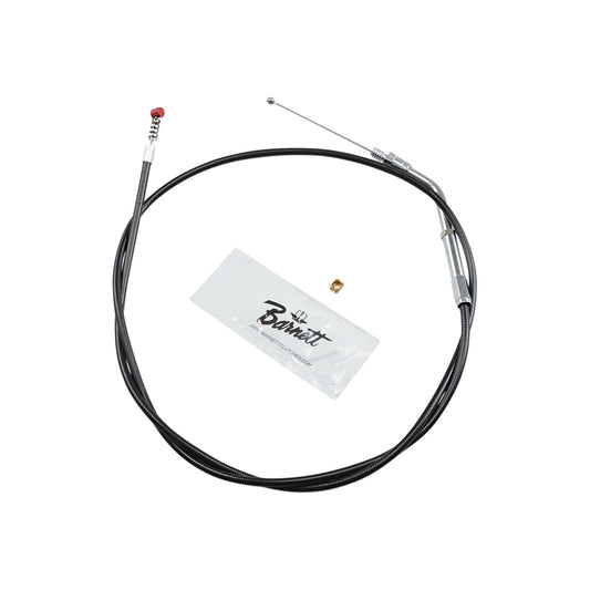 BARNETT - BLACK VINYL IDLE CABLE - +6" SIZE - 39" LENGTH