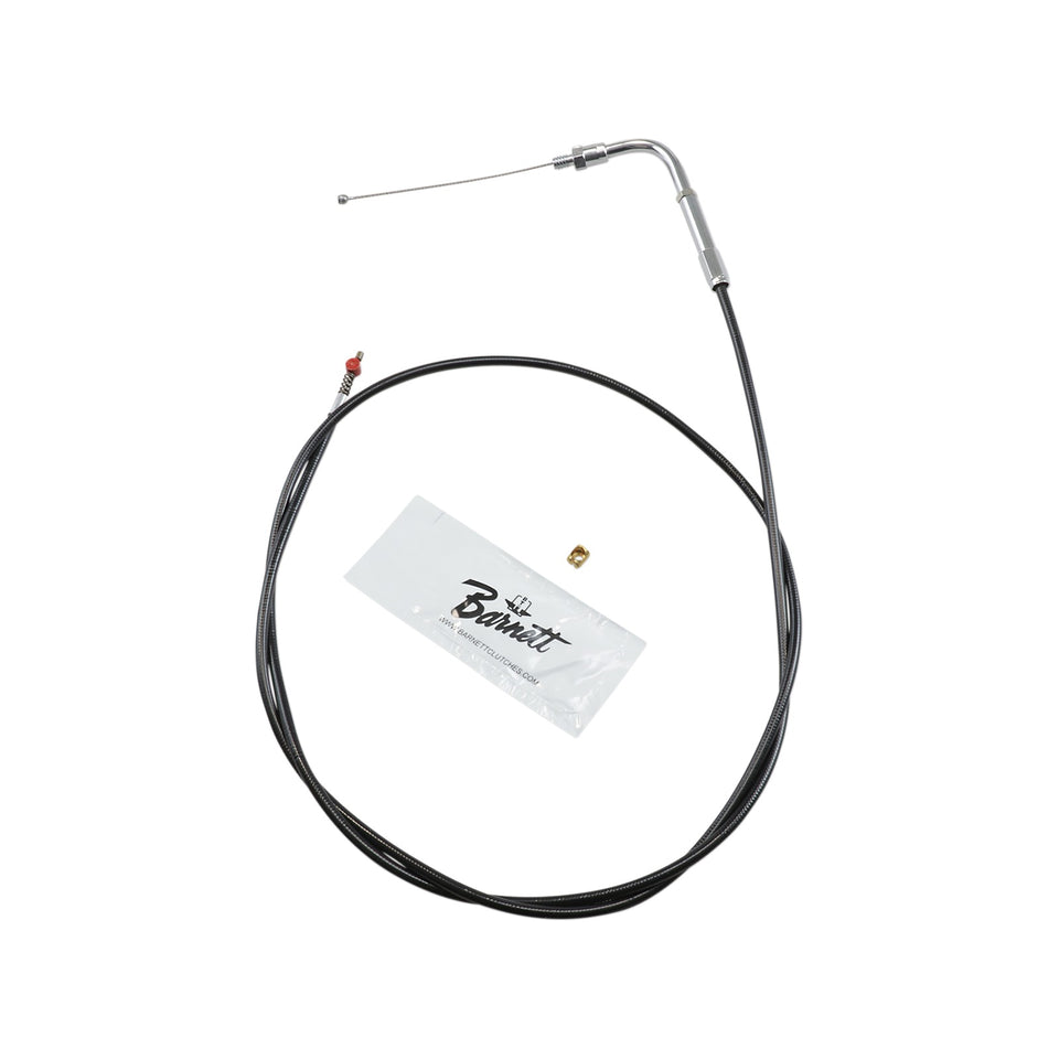 BARNETT - BLACK VINYL IDLE CABLE - +6" SIZE - 48" LENGTH
