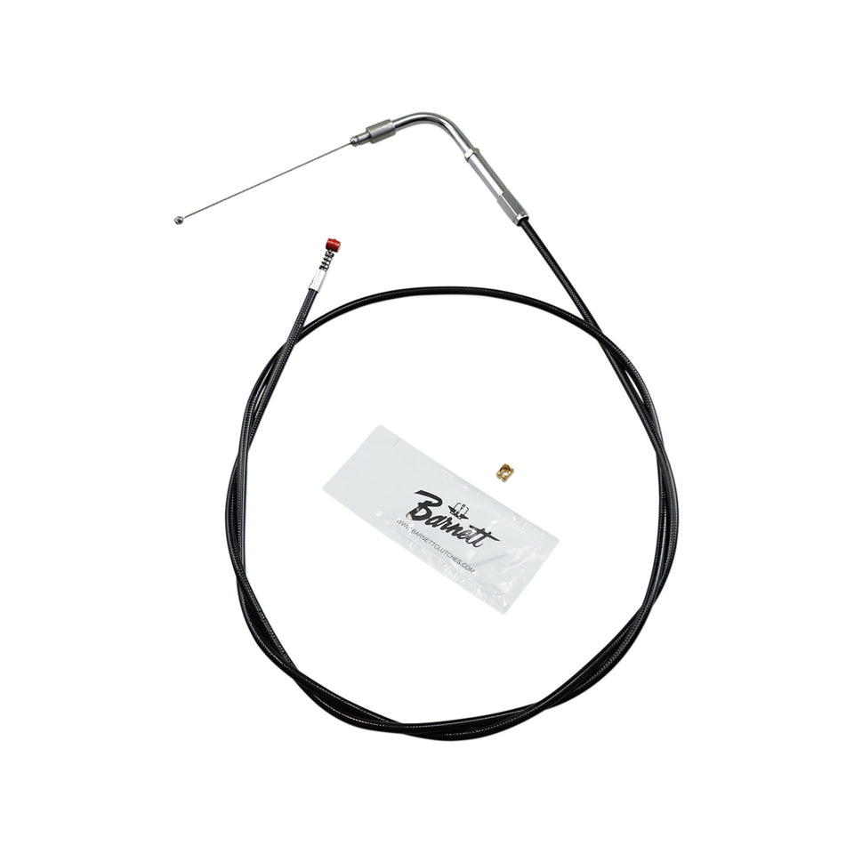 BARNETT - BLACK VINYL IDLE CABLE - +6" SIZE - 48" LENGTH