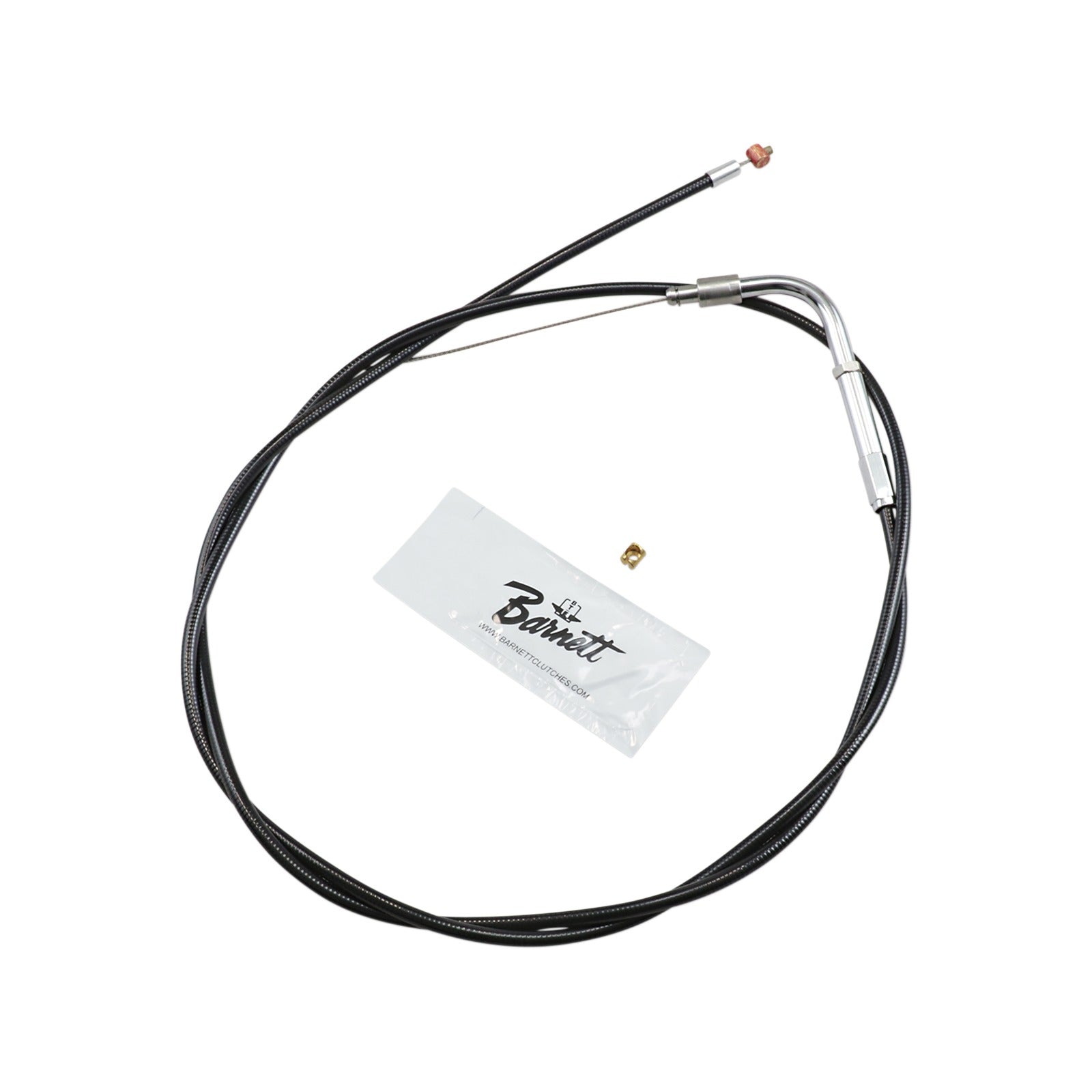 BARNETT - BLACK VINYL IDLE CABLE - +6" SIZE - 48-1/2" LENGTH