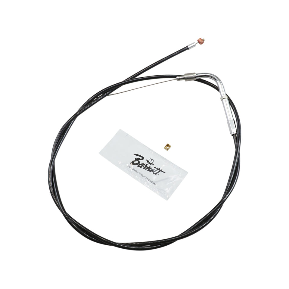BARNETT - BLACK VINYL IDLE CABLE - +6" SIZE - 48-1/2" LENGTH