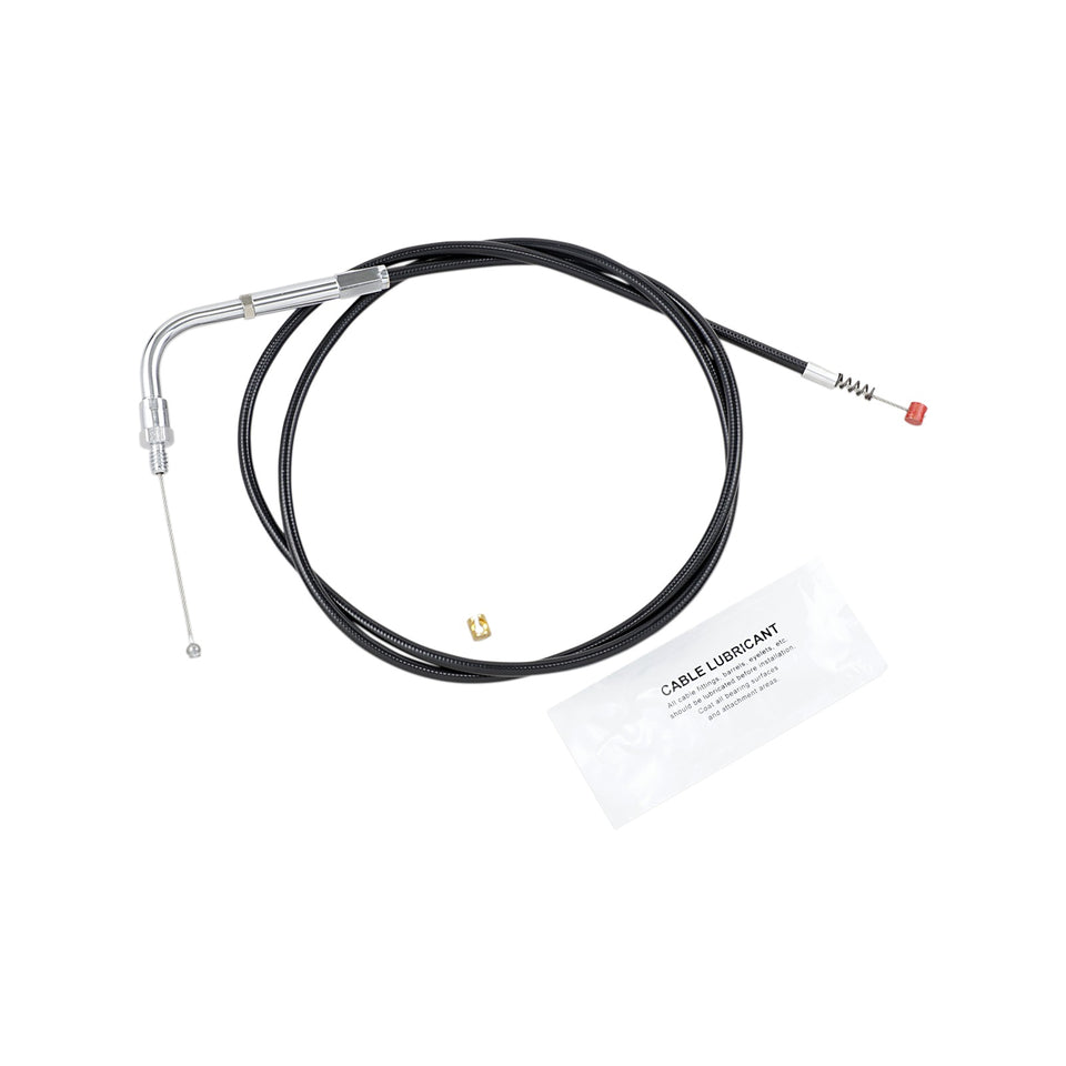 BARNETT - BLACK VINYL IDLE CABLE - +6" SIZE - 41" LENGTH
