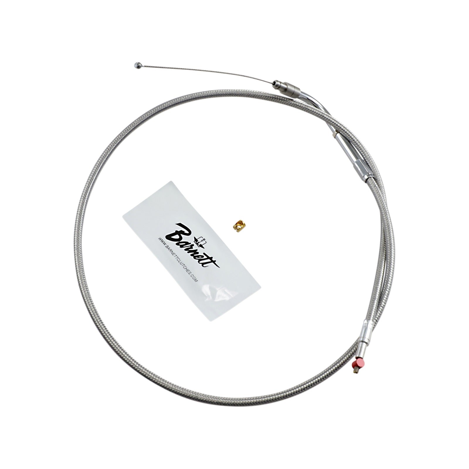 BARNETT - STAINLESS STEEL THROTTLE CABLE - DYNA/FXR/SOFTAIL