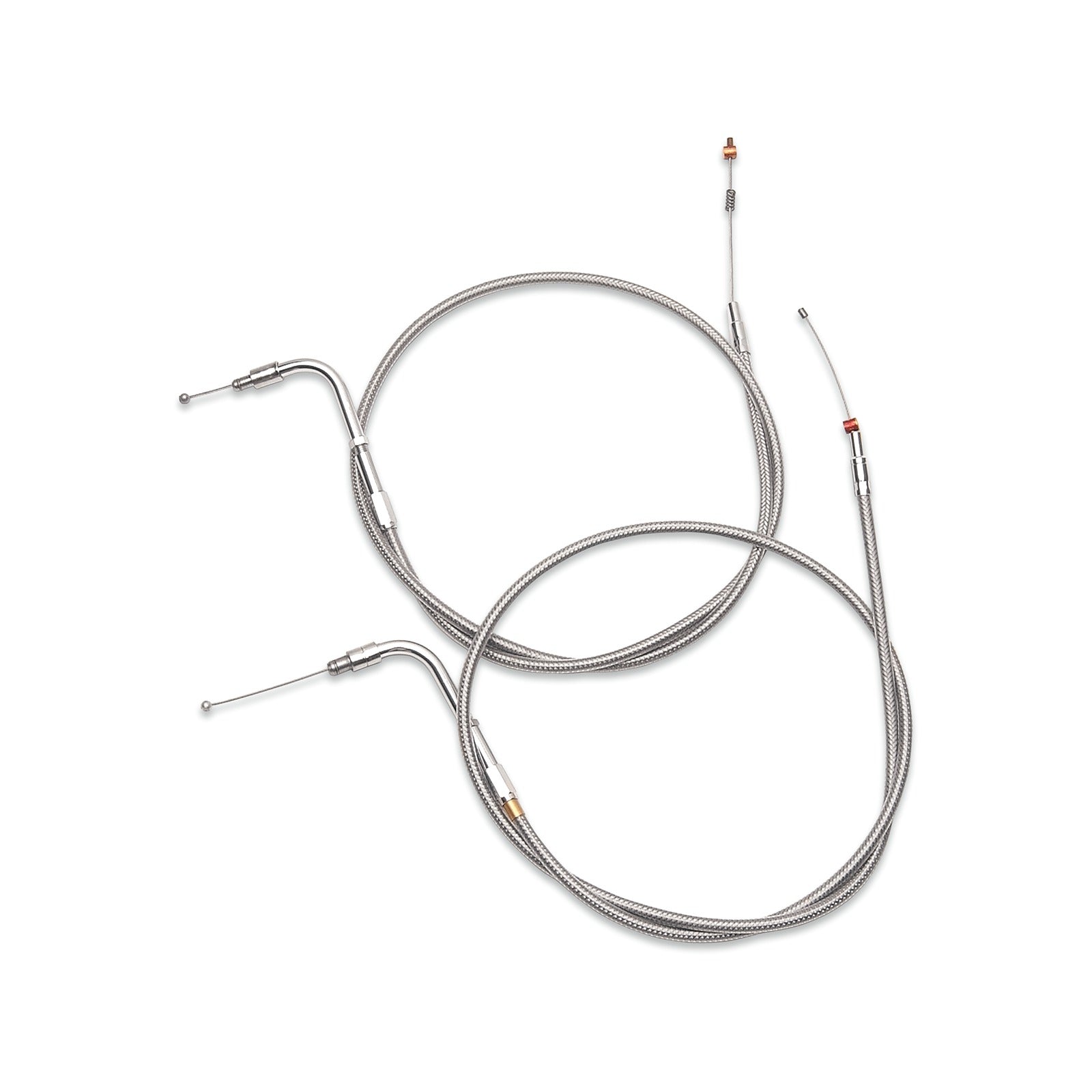 BARNETT - STAINLESS STEEL IDLE CABLE - +6" - '96-'01 TOURING