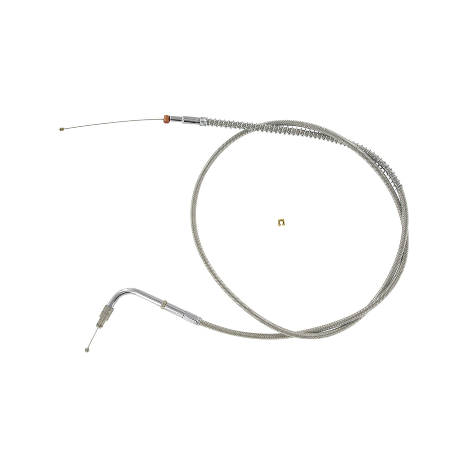 BARNETT - STAINLESS STEEL THROTTLE CABLE - '96-'01 FLHR