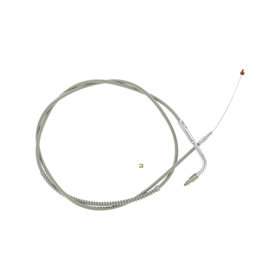 BARNETT - STAINLESS STEEL THROTTLE CABLE - +6" - '96-'01 TOURING