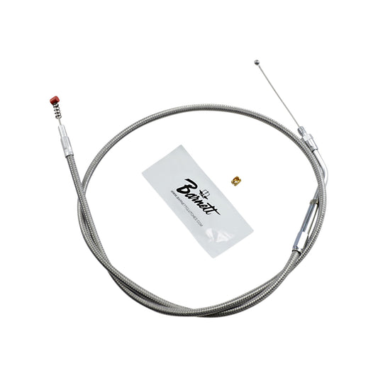 BARNETT - STAINLESS STEEL IDLE CABLE - '81-'89