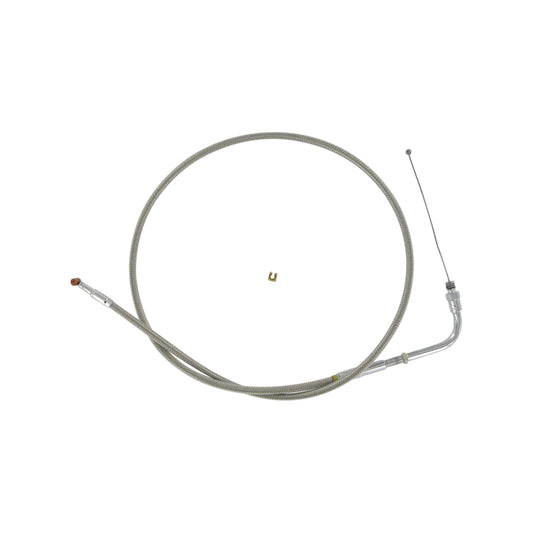 BARNETT - STAINLESS STEEL THROTTLE CABLE - '81-'89