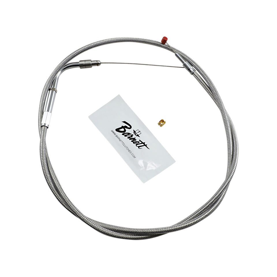 BARNETT - STAINLESS STEEL THROTTLE CABLE - '96-'07 TOURING