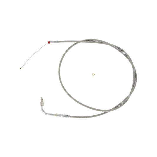BARNETT - STAINLESS STEEL THROTTLE CABLE - +6" - '96-'07 TOURING