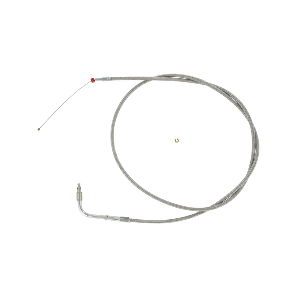 BARNETT - STAINLESS STEEL THROTTLE CABLE - +6" - '96-'07 TOURING
