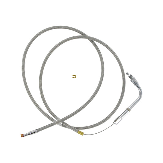 BARNETT - STAINLESS STEEL THROTTLE CABLE - '81-'89 TOURING