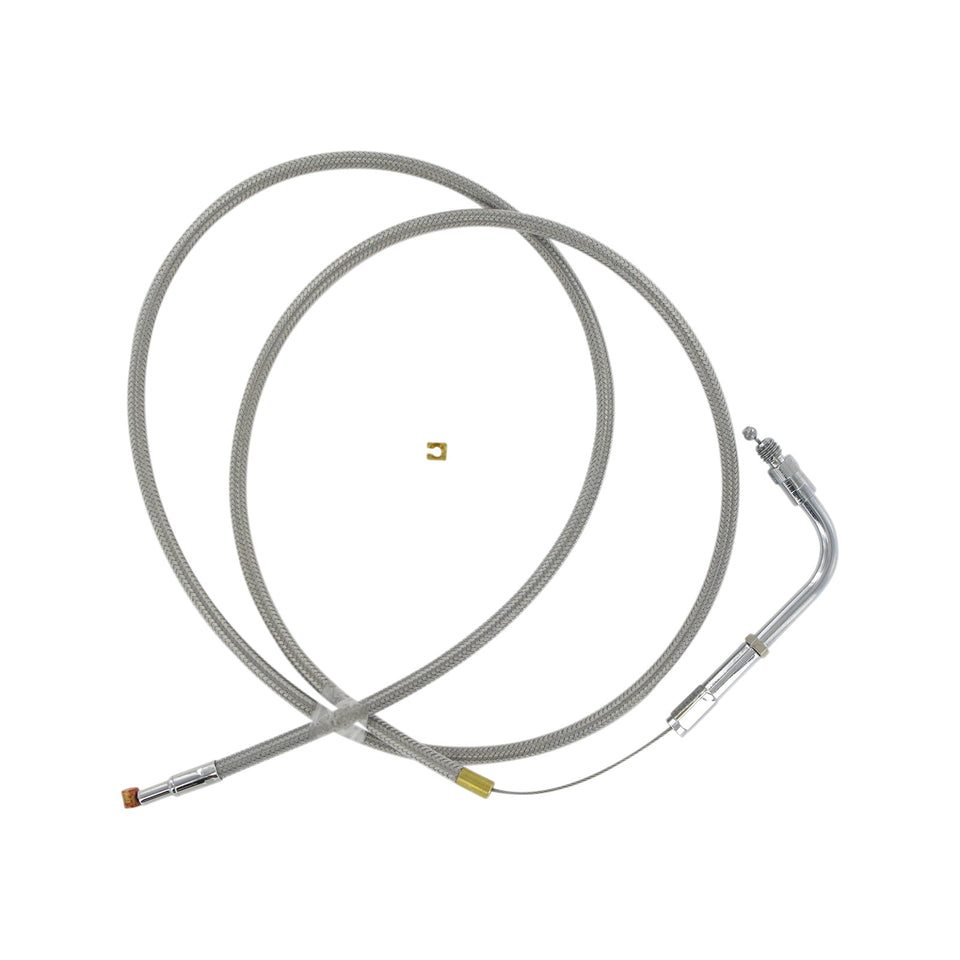 BARNETT - STAINLESS STEEL THROTTLE CABLE - '81-'89 TOURING