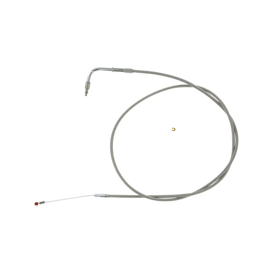 BARNETT - STAINLESS STEEL IDLE CABLE - +6" - '96-'01 TOURING