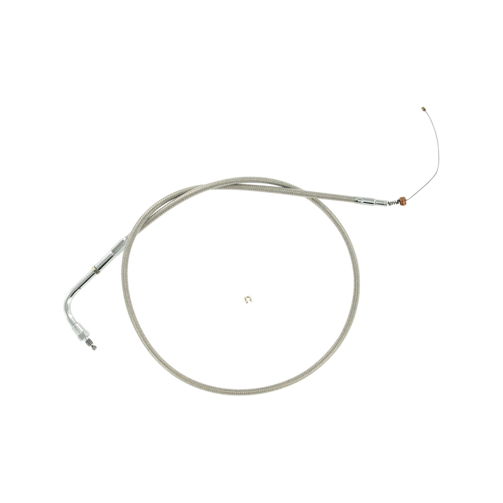 BARNETT - STAINLESS STEEL IDLE CABLE - DYNA/FXR/SOFTAIL