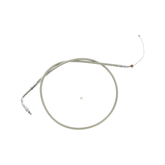 BARNETT - STAINLESS STEEL IDLE CABLE - DYNA/FXR/SOFTAIL