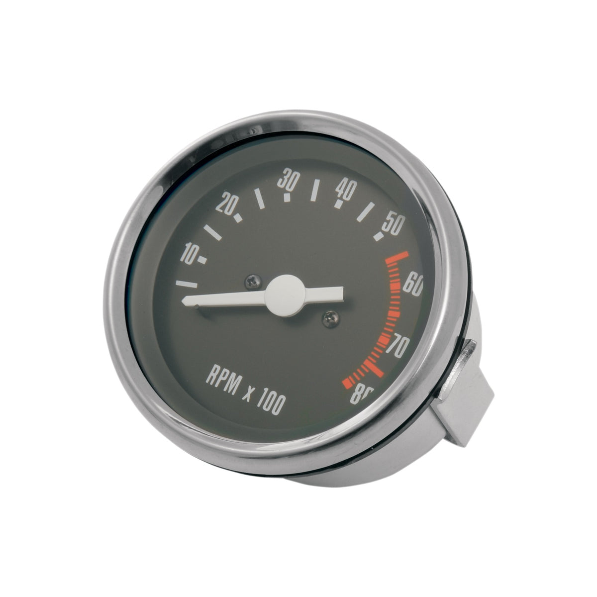 DRAG SPECIALTIES - OE STYLE TACHOMETER - STAINLESS STEEL BEZEL - 2.75" DIAMETER