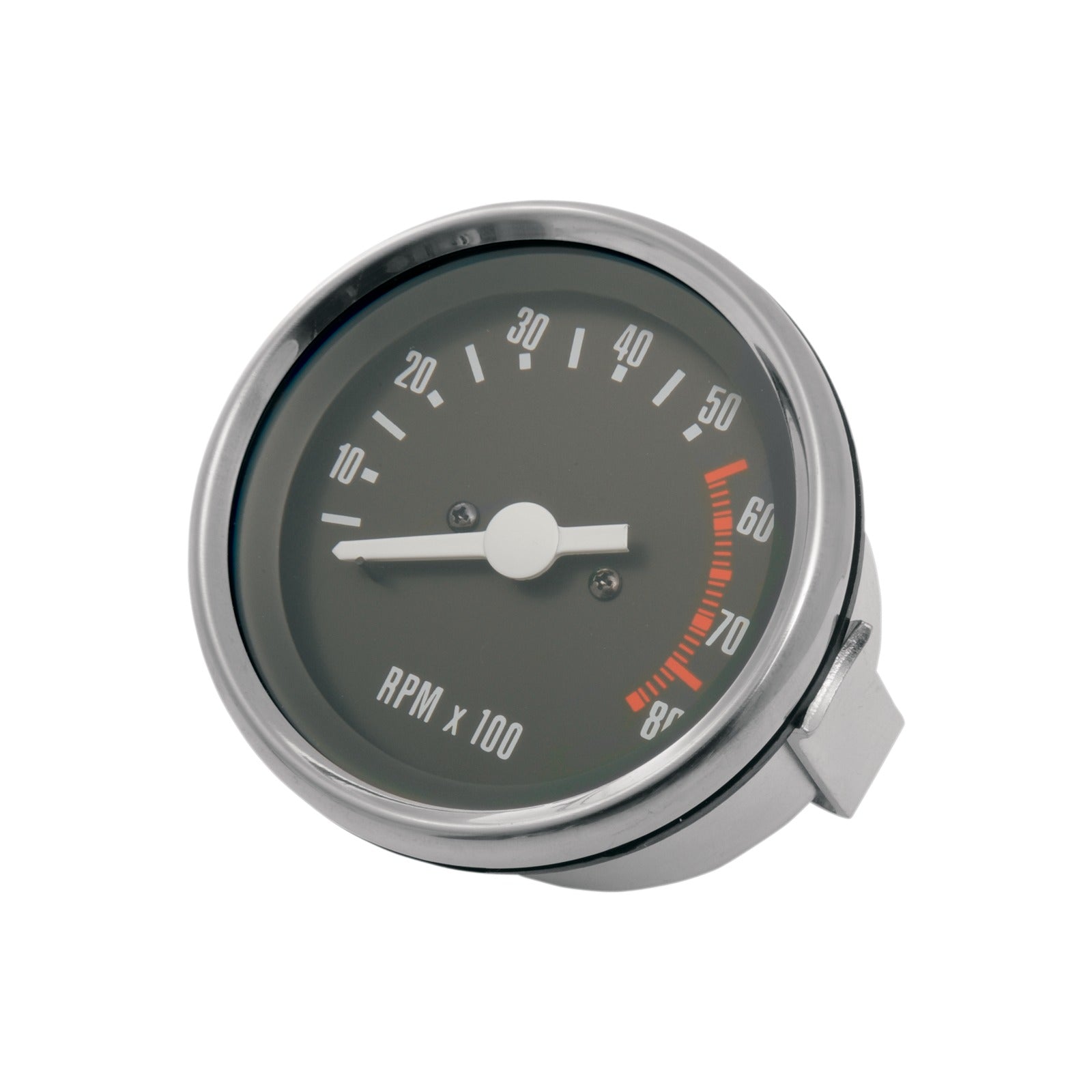 DRAG SPECIALTIES - OE STYLE TACHOMETER - STAINLESS STEEL BEZEL - 2.75" DIAMETER