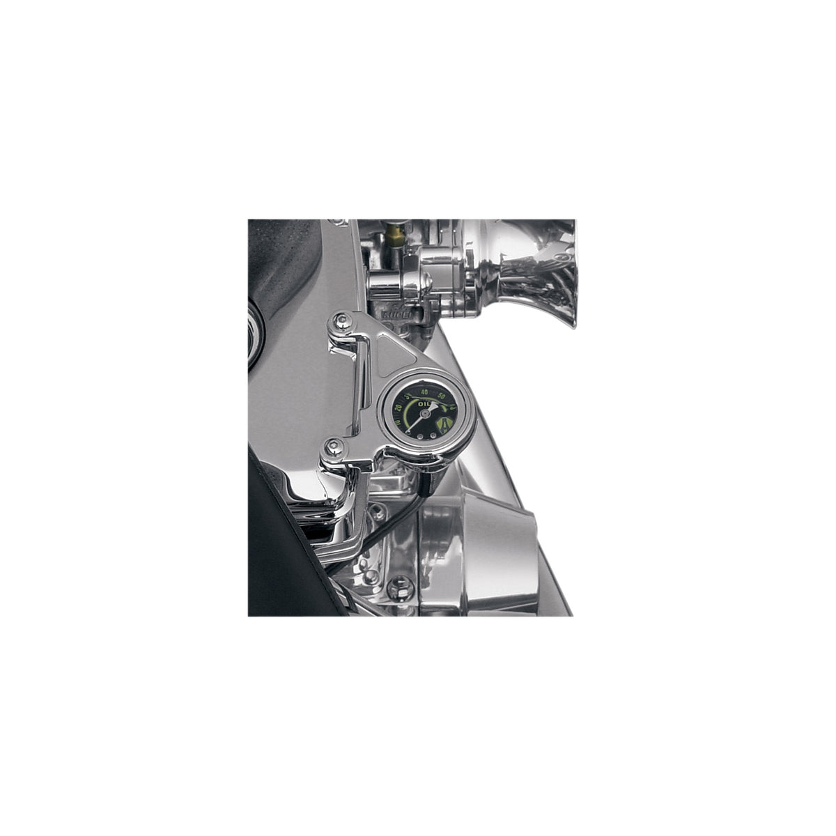 ARLEN NESS - OIL PRESSURE GAUGE KIT - RADIUS - CHROME