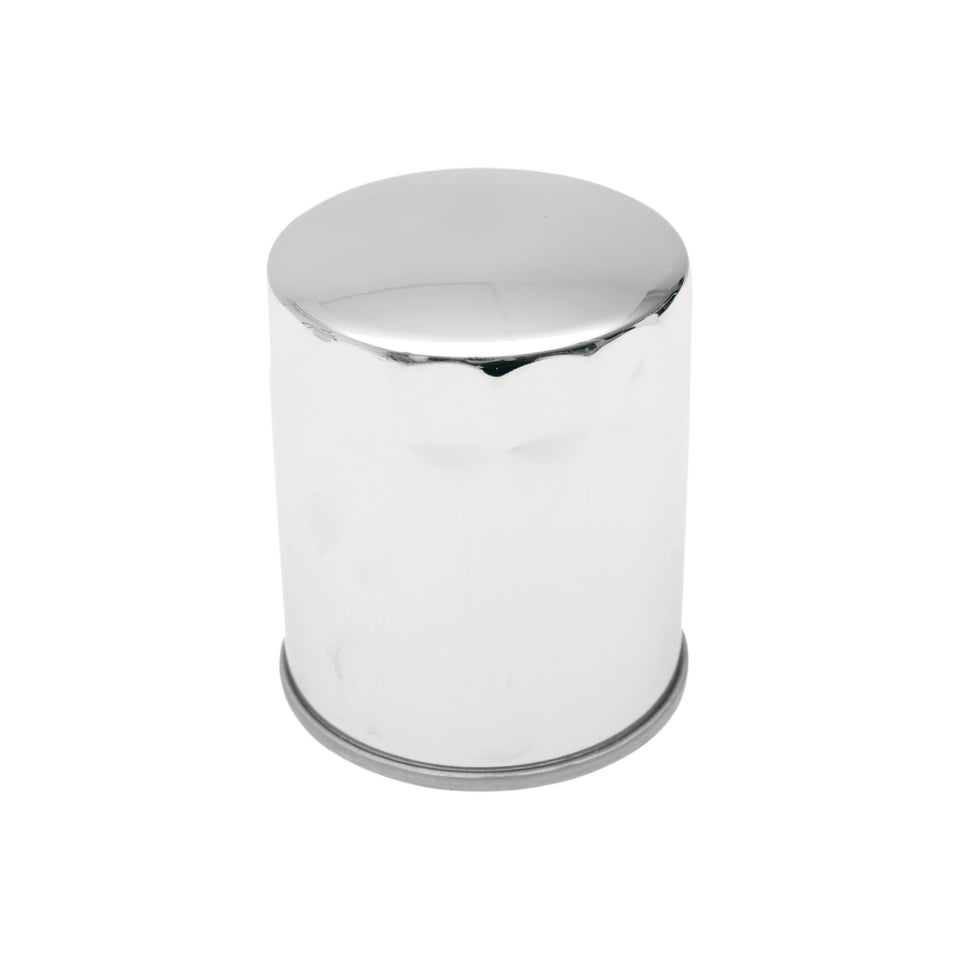 DRAG SPECIALTIES - MAGNETIC RING OIL FILTER - CHROME - 3-1/4"