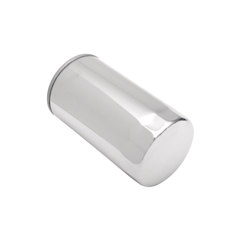 DRAG SPECIALTIES - MAGNETIC RING OIL FILTER - CHROME - 5-1/2"