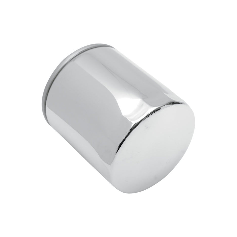 DRAG SPECIALTIES - MAGNETIC RING OIL FILTER - CHROME - 3-1/4"