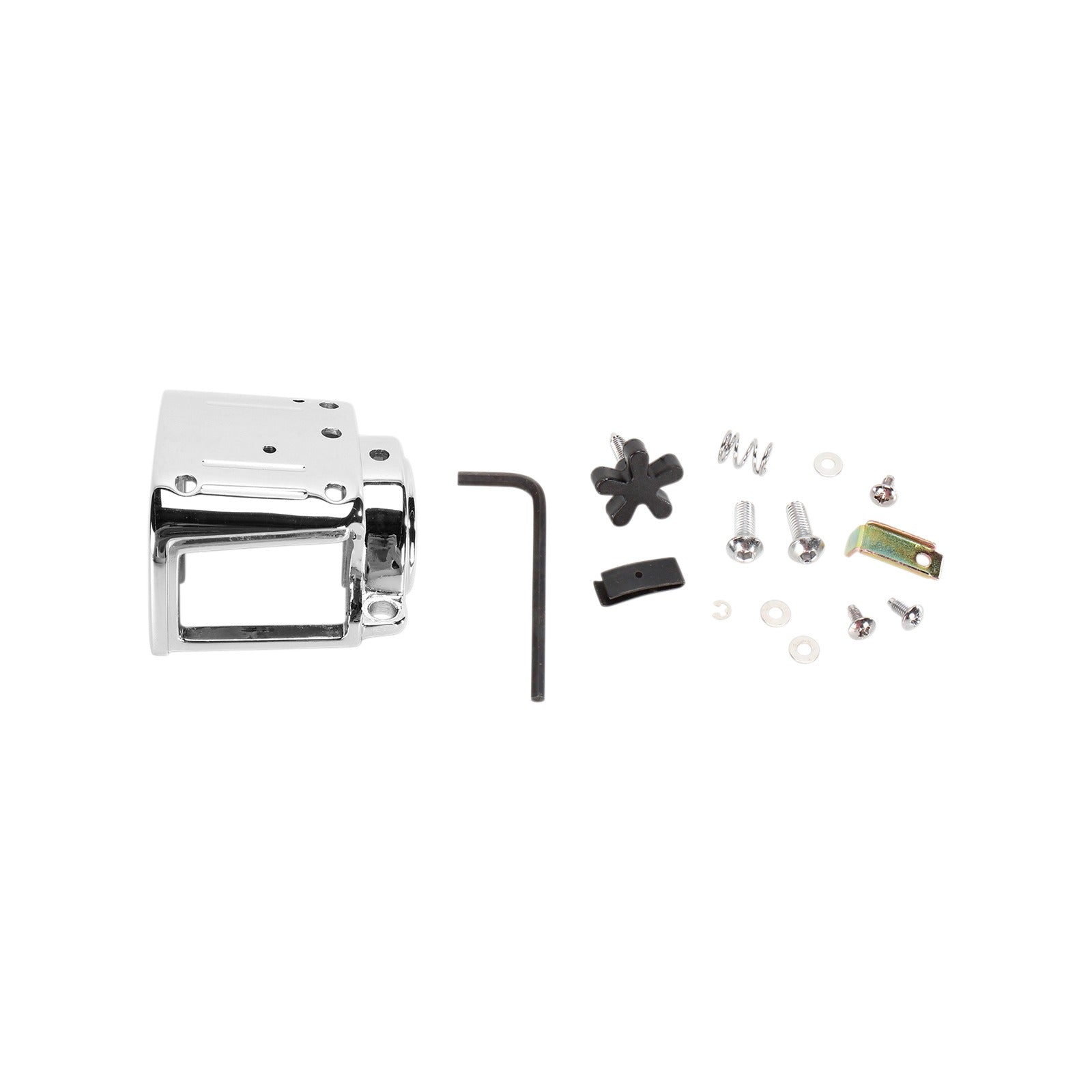 DRAG SPECIALTIES - HANDLEBAR SWITCH HOUSING KIT - LEFT - LOWER - CHROME