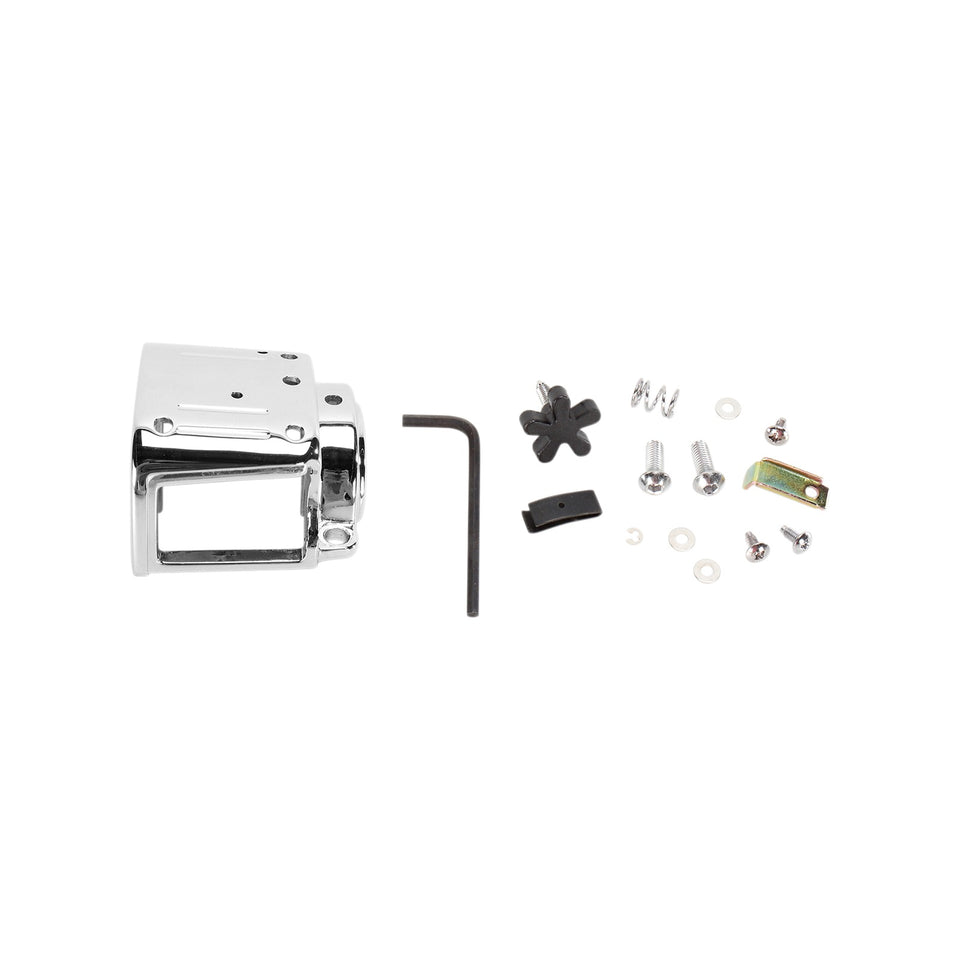 DRAG SPECIALTIES - HANDLEBAR SWITCH HOUSING KIT - LEFT - LOWER - CHROME