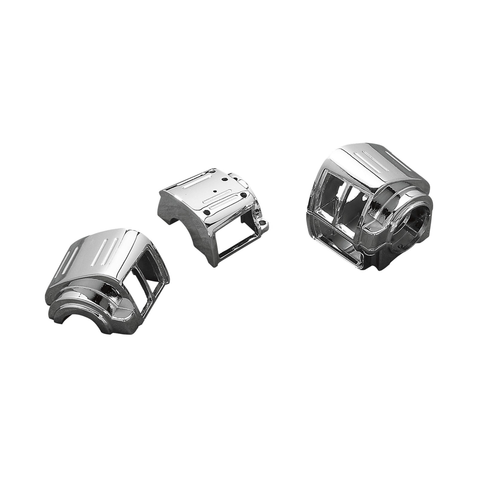 DRAG SPECIALTIES - HANDLEBAR SWITCH HOUSING KIT - CHROME
