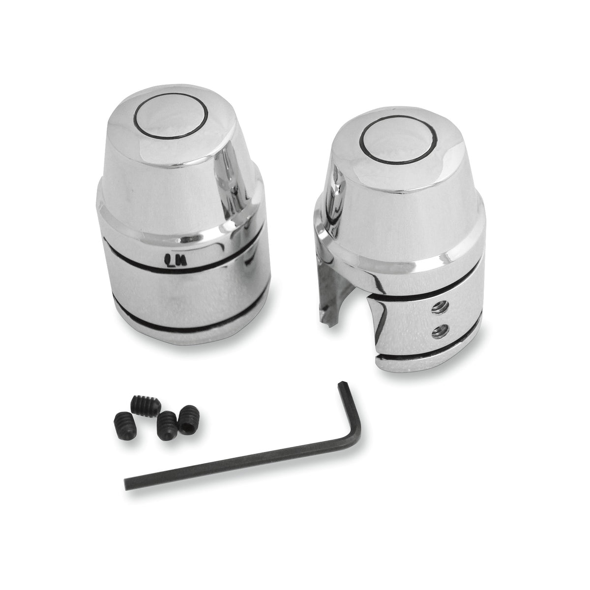 DRAG SPECIALTIES - UPPER SHOCK BOLT/STUD COVER - CHROME - '70-'86 FX/FL