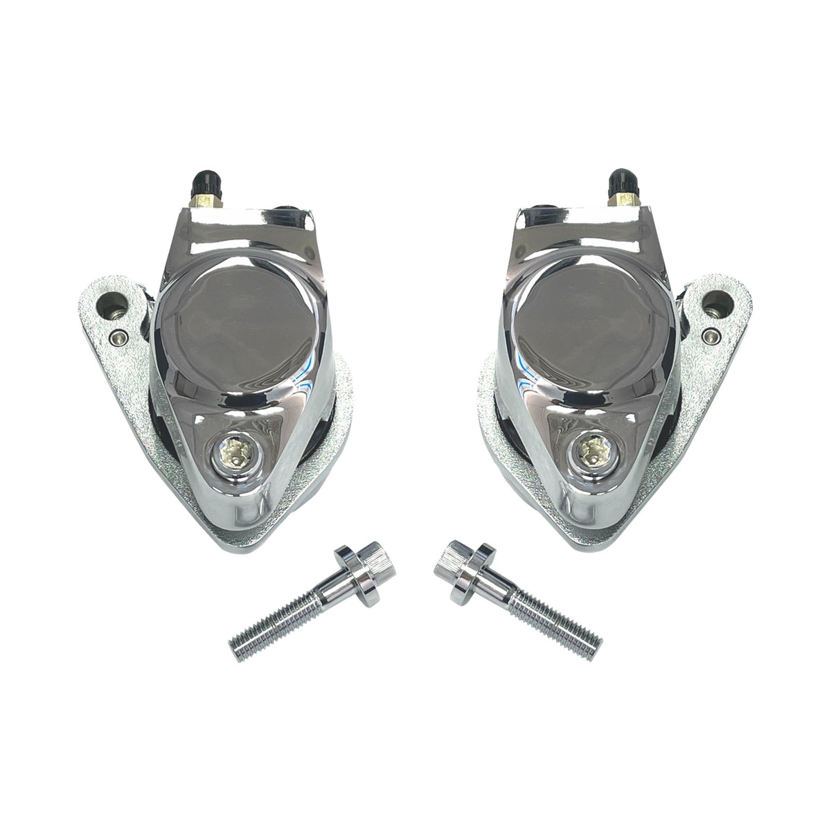 DRAG SPECIALTIES - FRONT CALIPER - CHROME - DUAL KIT