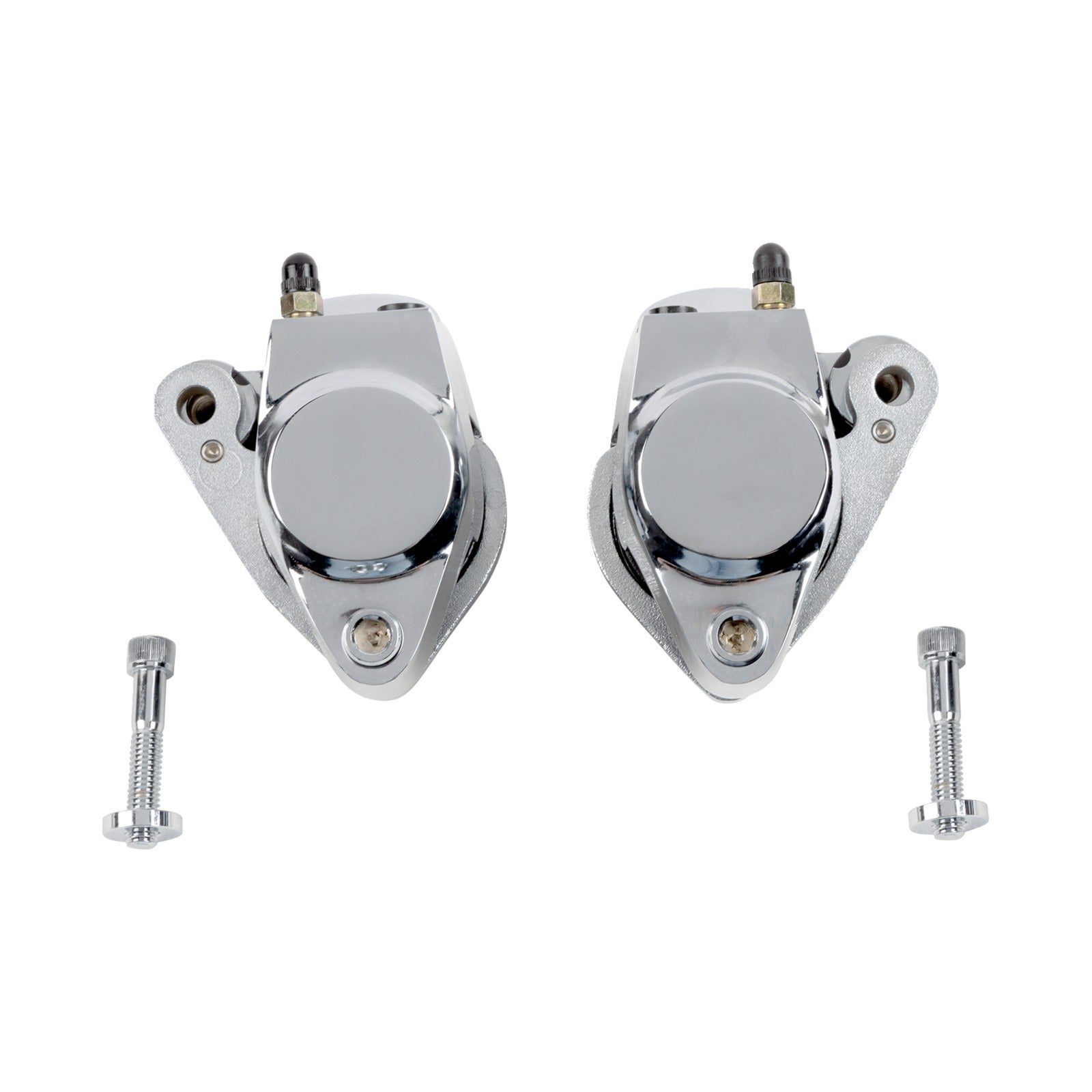 DRAG SPECIALTIES - FRONT CALIPER - CHROME - DUAL KIT
