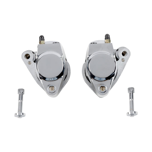 DRAG SPECIALTIES - FRONT CALIPER - CHROME - DUAL KIT