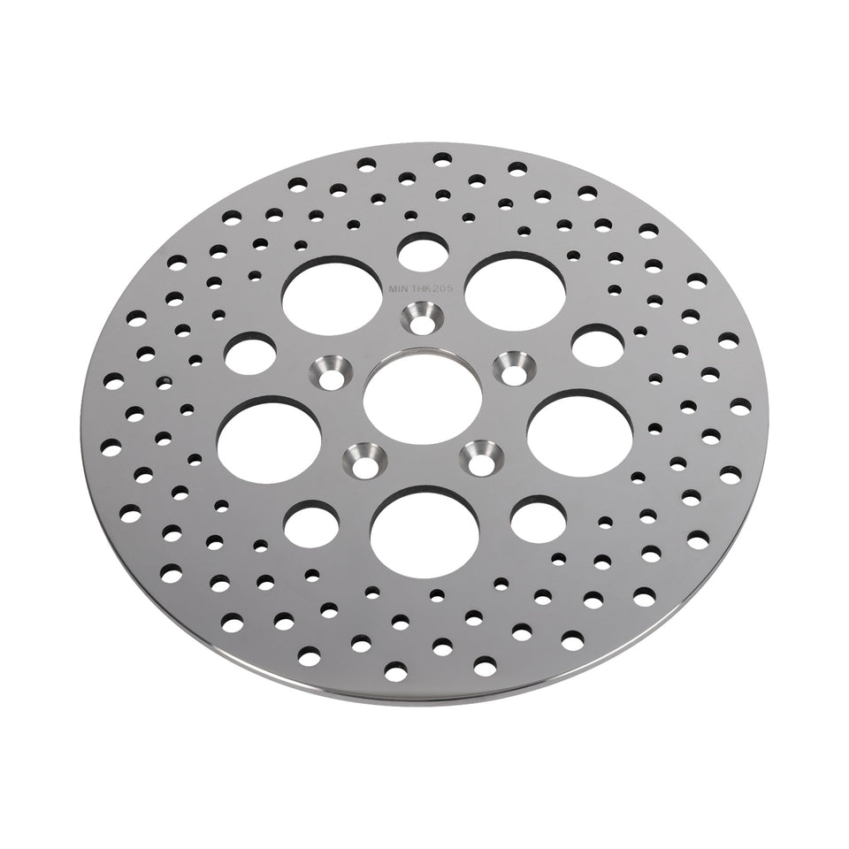 DRAG SPECIALTIES - DRILLED BRAKE ROTOR - REAR - 11.5" - HARLEY-DAVIDSON