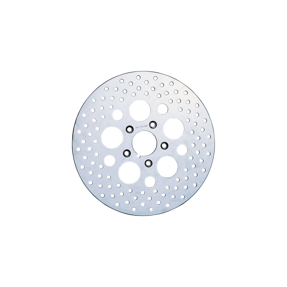 DRAG SPECIALTIES - DRILLED BRAKE ROTOR - FRONT - 11.5" - HARLEY-DAVIDSON