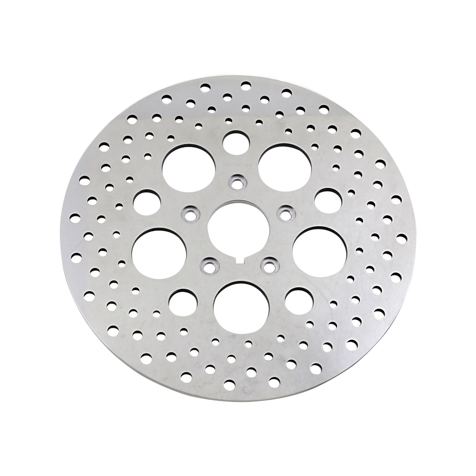 DRAG SPECIALTIES - DRILLED BRAKE ROTOR - FRONT - 11.5" - HARLEY-DAVIDSON
