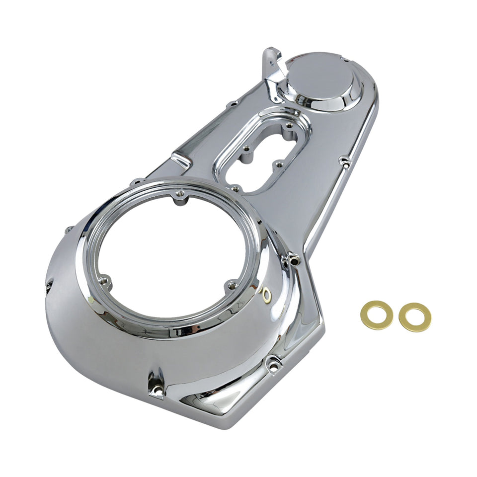 DRAG SPECIALTIES - OUTER PRIMARY COVER - CHROME - '70-'84 TOURING