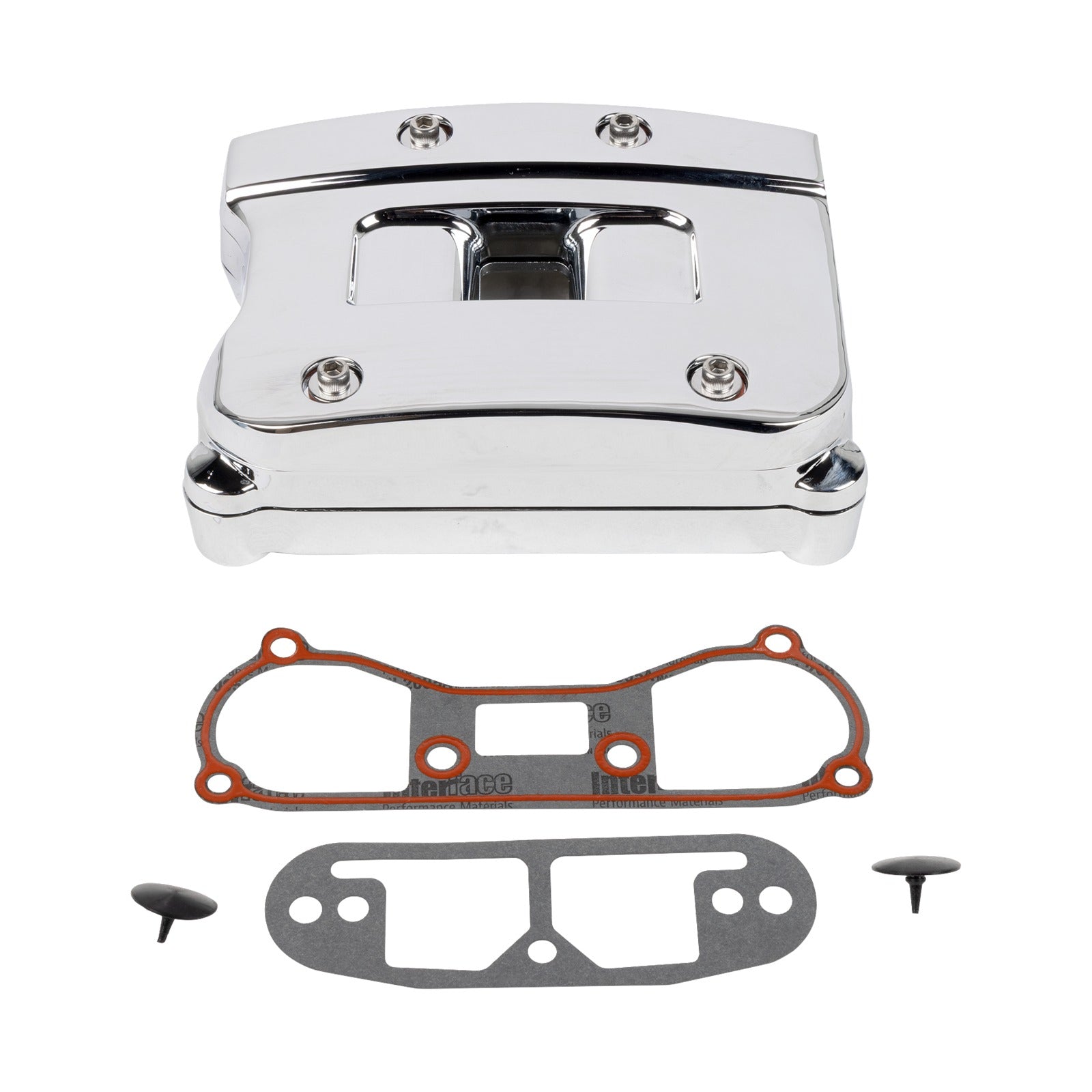 DRAG SPECIALTIES - ROCKER BOX COVER - CHROME - EVO BIG TWIN